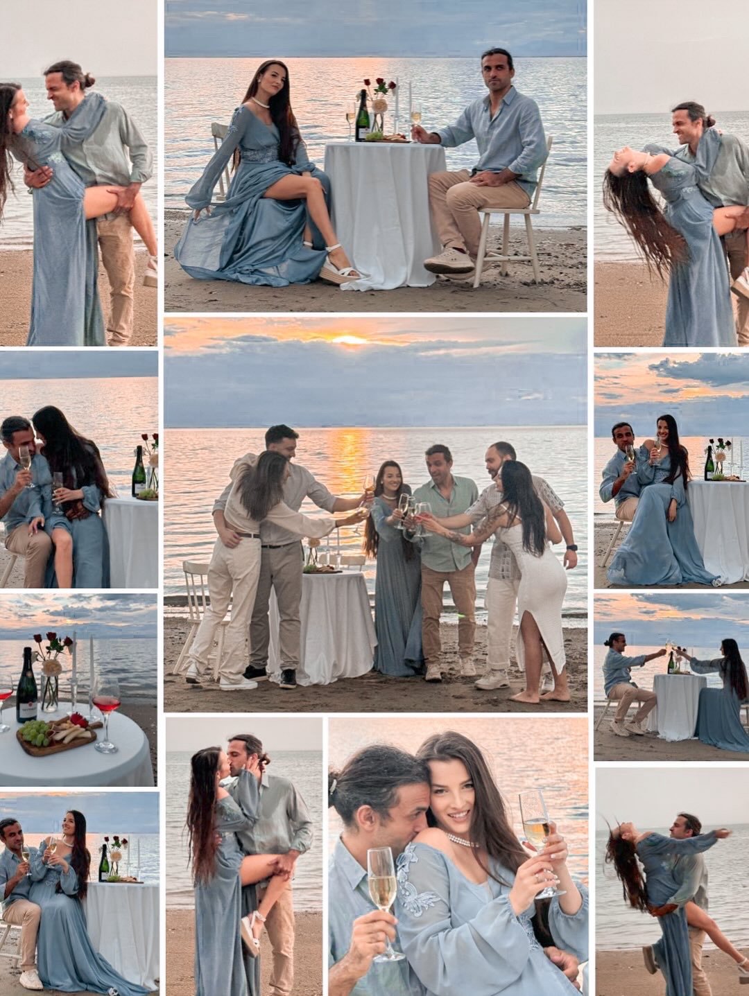 Wine Day by the sea🍷🌊 A Romantic Sunset for Couples